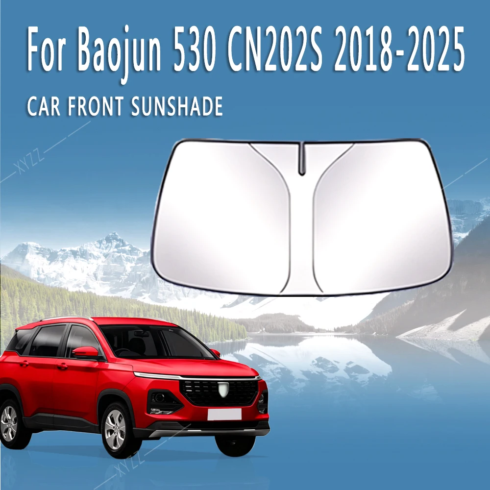 

Car Front Windshield Sunshade Heat Insulation Sun Visor Summer Colling Auto Accessories For Baojun 530 CN202S 2018~2025 2020