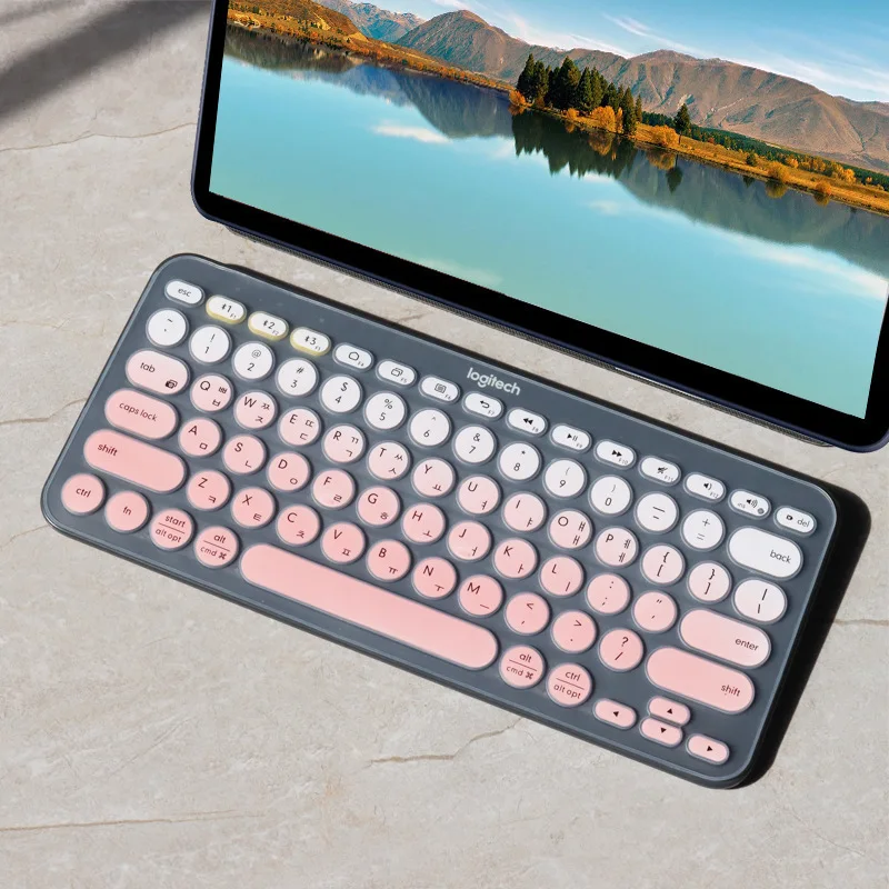 Ultra Thin Silicone Laptop Keyboard Cover Skin Protector For Logitech K380 Keyboard