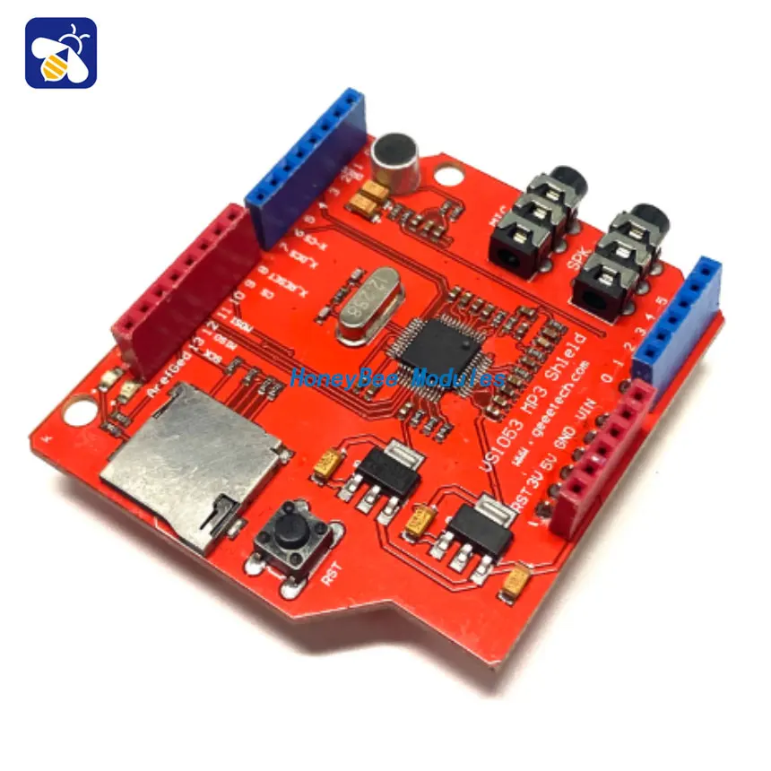 VS1053 module VS1053 MP3 module development board with amplifier decoding board onboard recording function