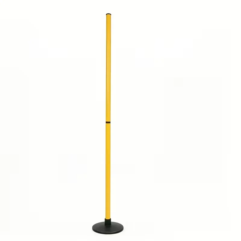 

Spliced Soccer Training Marker Poles - 100cm Portable Agility Poles with Base for Football, Speed & Obstacle Training