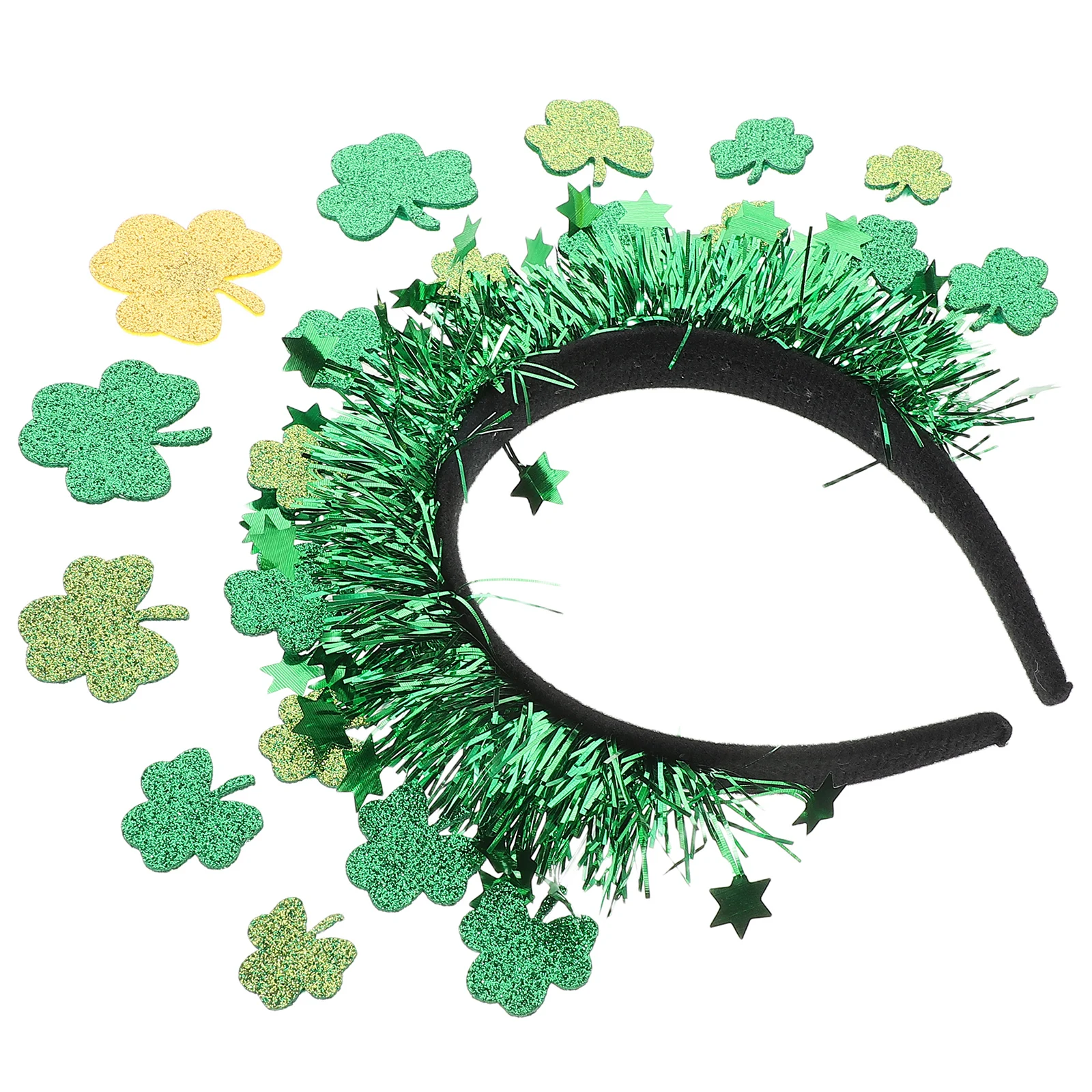 

Headbands Mini Shamrock Ornaments Irish Holiday Hairband Patricks Day Birthday Party Stage Performance