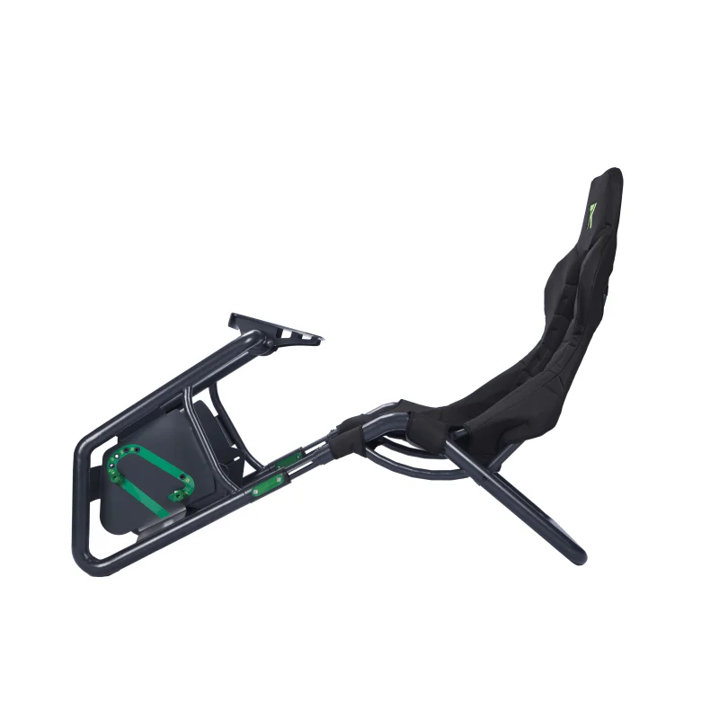 Home racing emulator seat bracket steering wheel bracket
