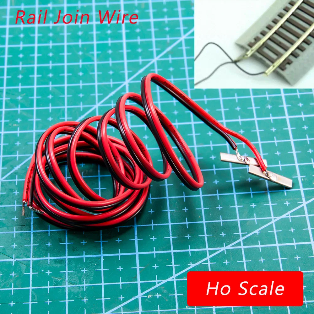 Ho Scale Railway Track Controller Connection Line 1:87 Rail Join Wire Railway Train Accessories for Diy Model Making 1pc