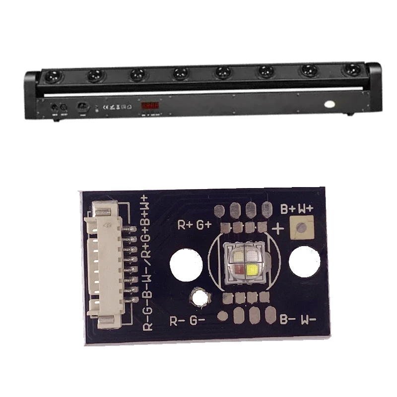 moving head lighting led beam lampada rgbw substitua peca sobresselente 8x12w pcs por lote 01