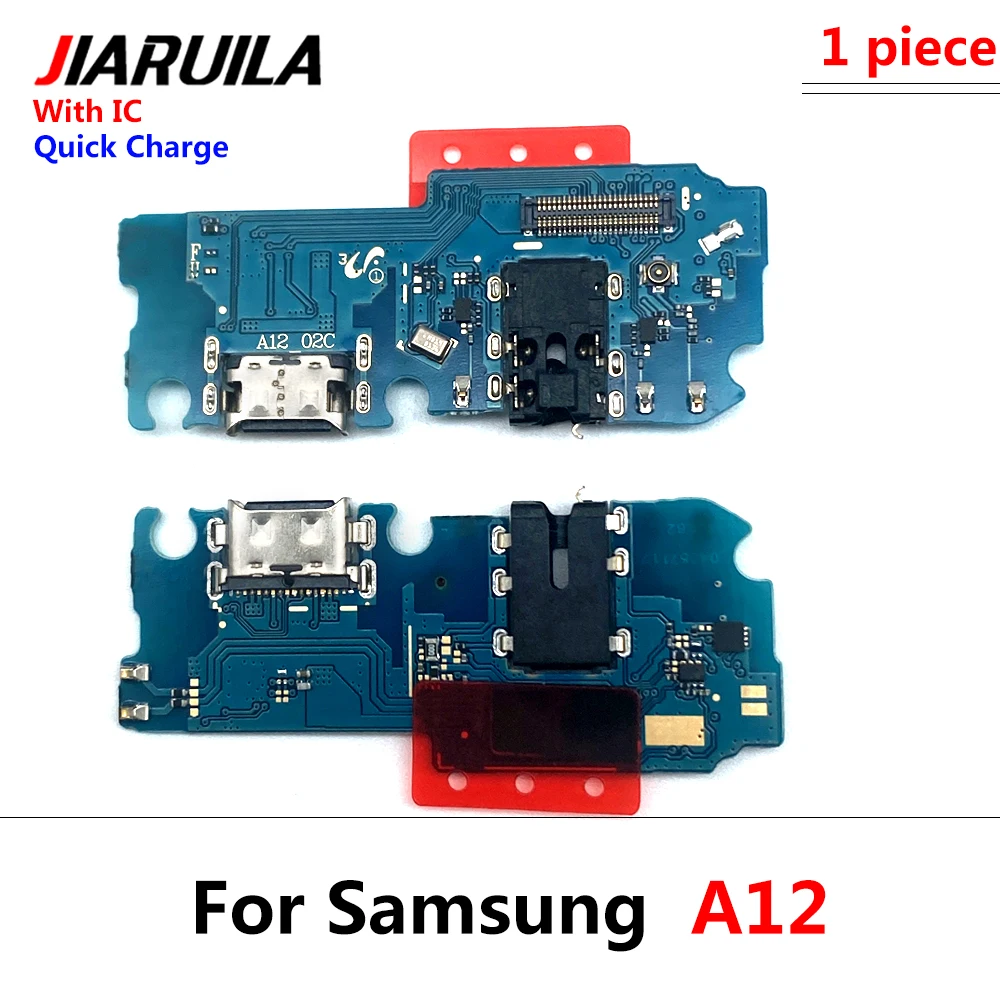 USB Dock Connector Charging Port Flex Cable For Samsung A02 A12 A03S A01 A03 Core A11 A71 A51 Charger Board With Mic Module