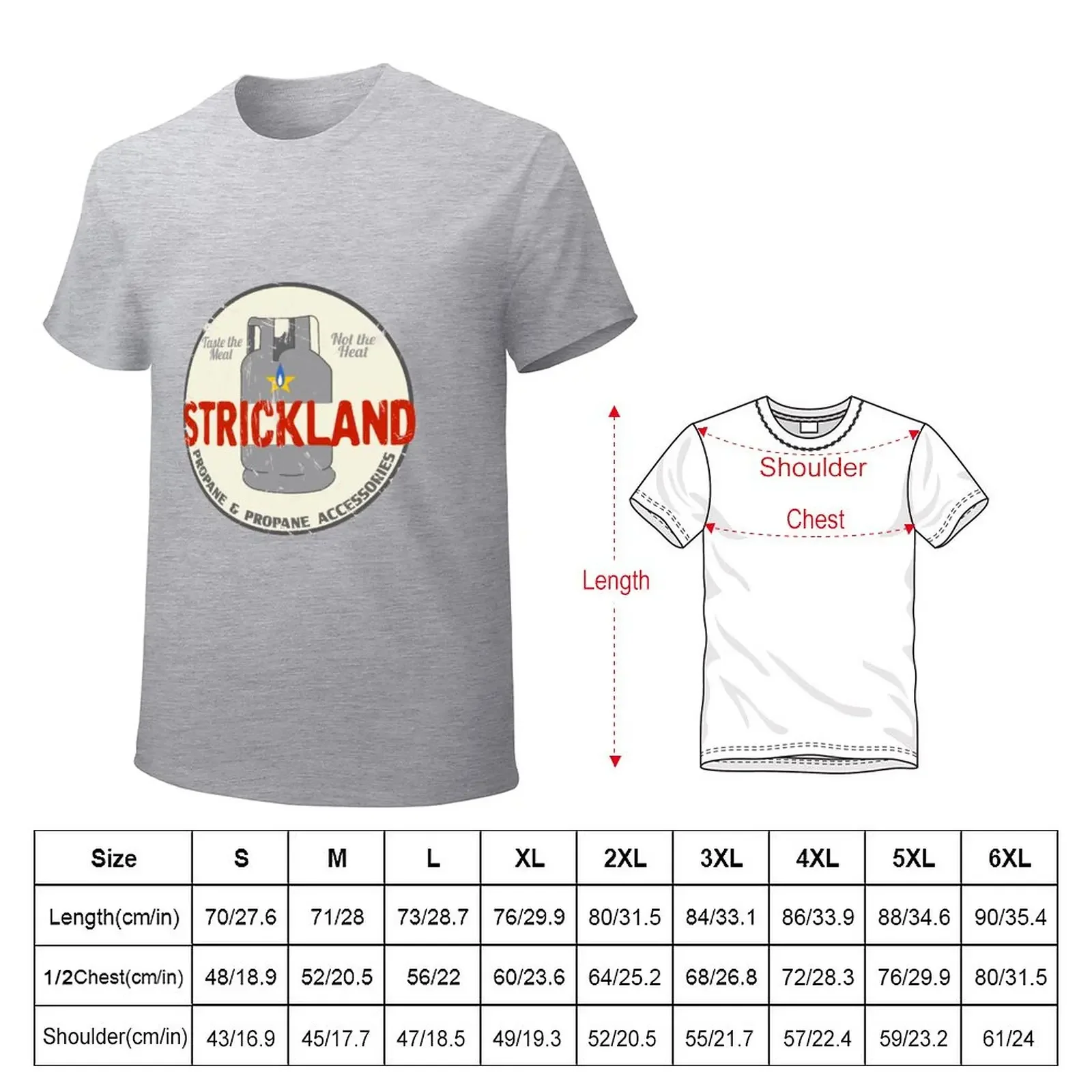 Strickland Propane Promotional T-Shirt korean fashion summer clothes plain black t shirts men