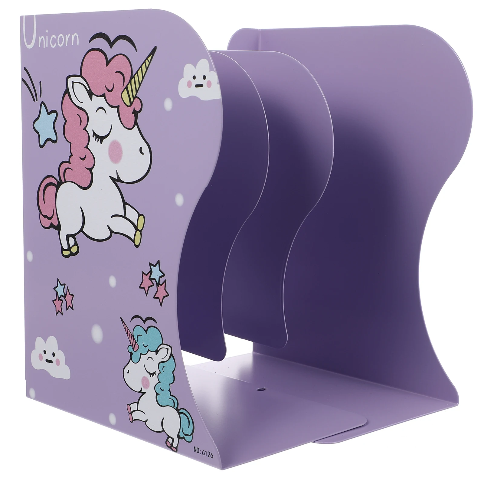 

Desktop Stand Reading Rack Book Display Organizer for Holder Bookcase Shelf Purple Child
