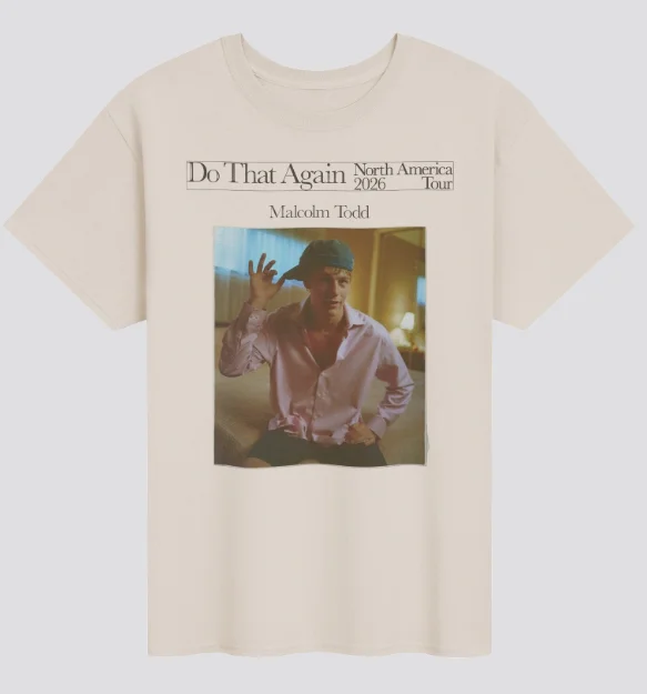 Malcolm Todd Merch T-shirt Men Short Sleeve Tee Unisex Tops Clothes Causal Female Y2K Tops
