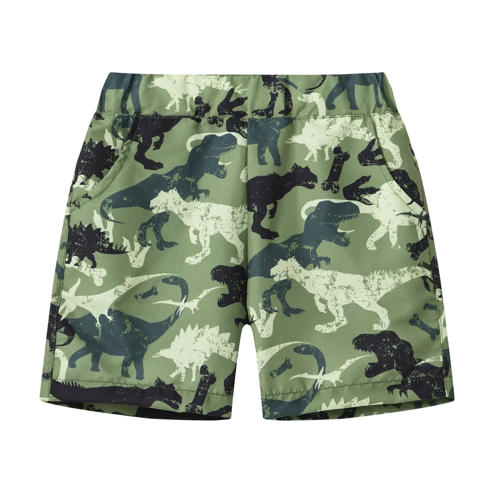 Kids Summer Thin Beach Shorts Swimwear Boys Girls Fashion Cartoon Print Breathable Vacation Shorts Trunks Children's Clothing