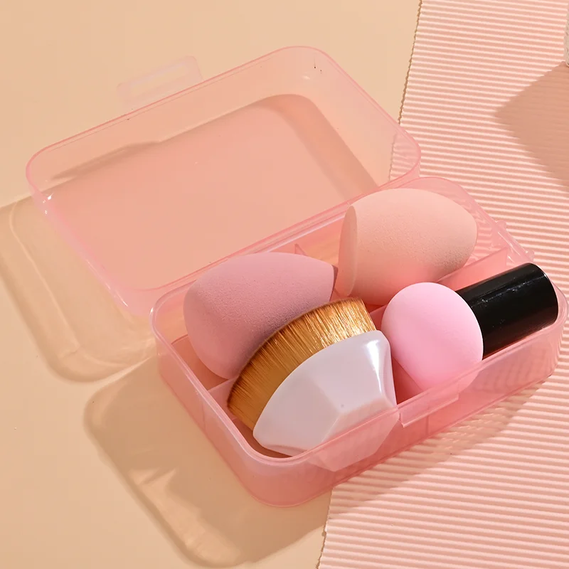 Soft Pro Foundation Cosmetic Puff Set Dry Wet Usable Makeup Tool Schwammpulver mit Box Magic Brushes Makeup
