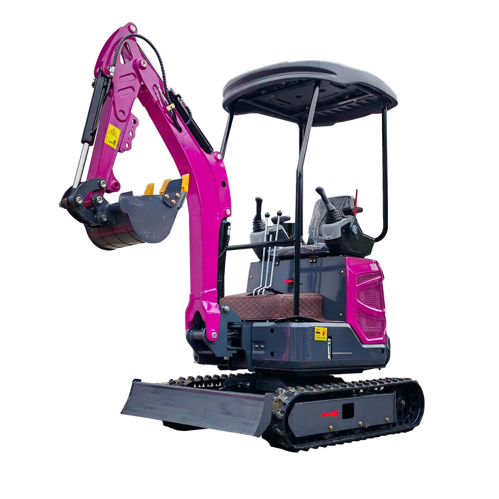 حفارة 2 طن لكوبوتا 1.8 طن معدات حفارة صغيرة ديزل 1.5 طن حفار زاحف Ce Epa Euro 5 Rippa حفارة صغيرة