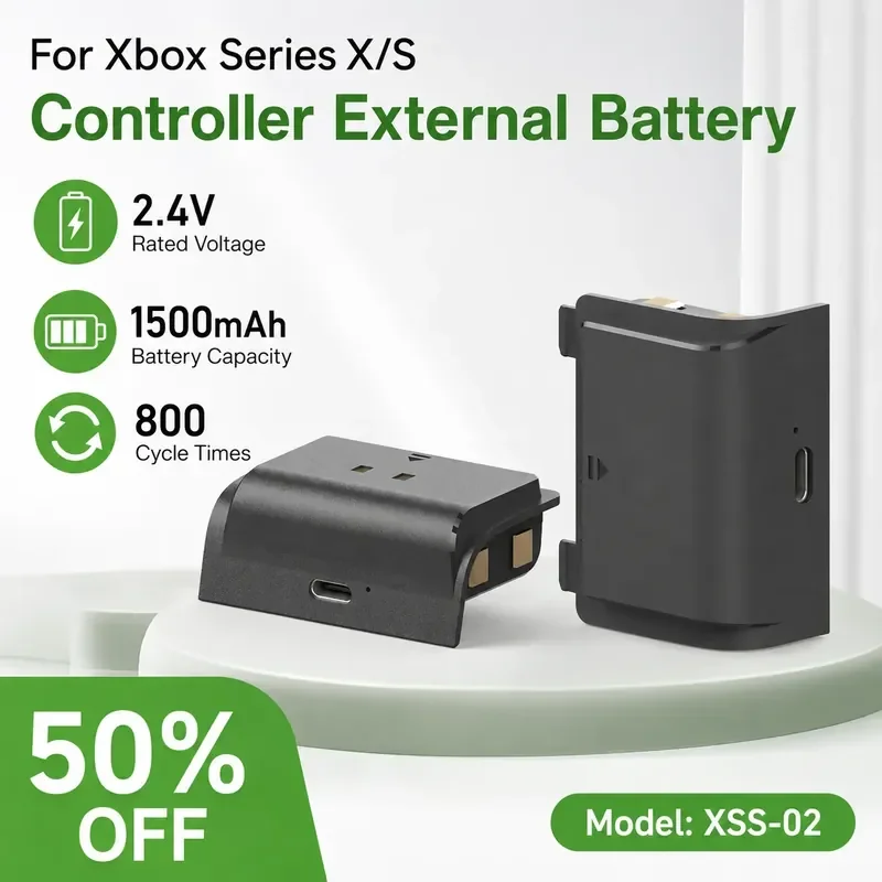 

External Battery for Xbox Series X/S Controller