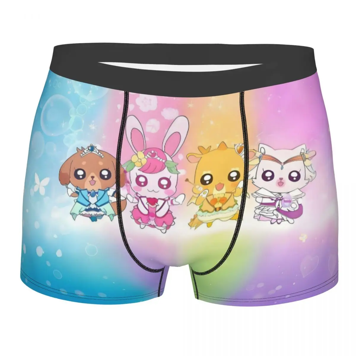 

Custom Sanrio Anime Jewelpet Boxers Shorts Mens Cartoon Cute Briefs Underwear Funny Underpants