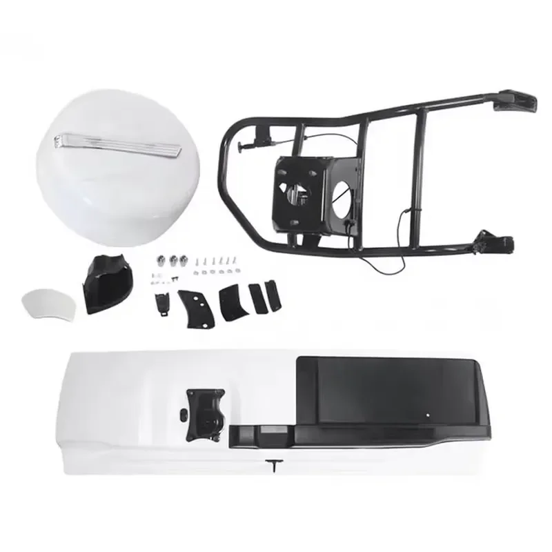Car Accessories Spare Tyre Carrier Spare Tire Cover Assembly for Land Cruiser LC200 2008-2020 Spare Tire Rack Kit
