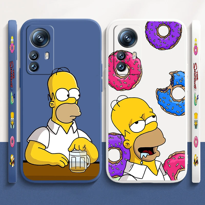 

Homer Simpson Disney Liquid Left Rope For Xiaomi Mi 14 13T 13 12T 12 11T 11i 11 A3 10T 10 9 Pro Lite Ultra 5G Funda Phone Case