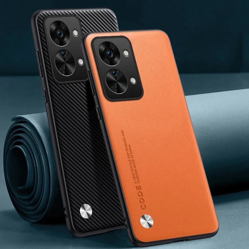 Matte Siliconen Telefoon Case Voor OnePlus Nord 2T 5G Nord2T Luxe PU Lederen Bescherming Case Voor een Plus Nord 2T Cover Coque