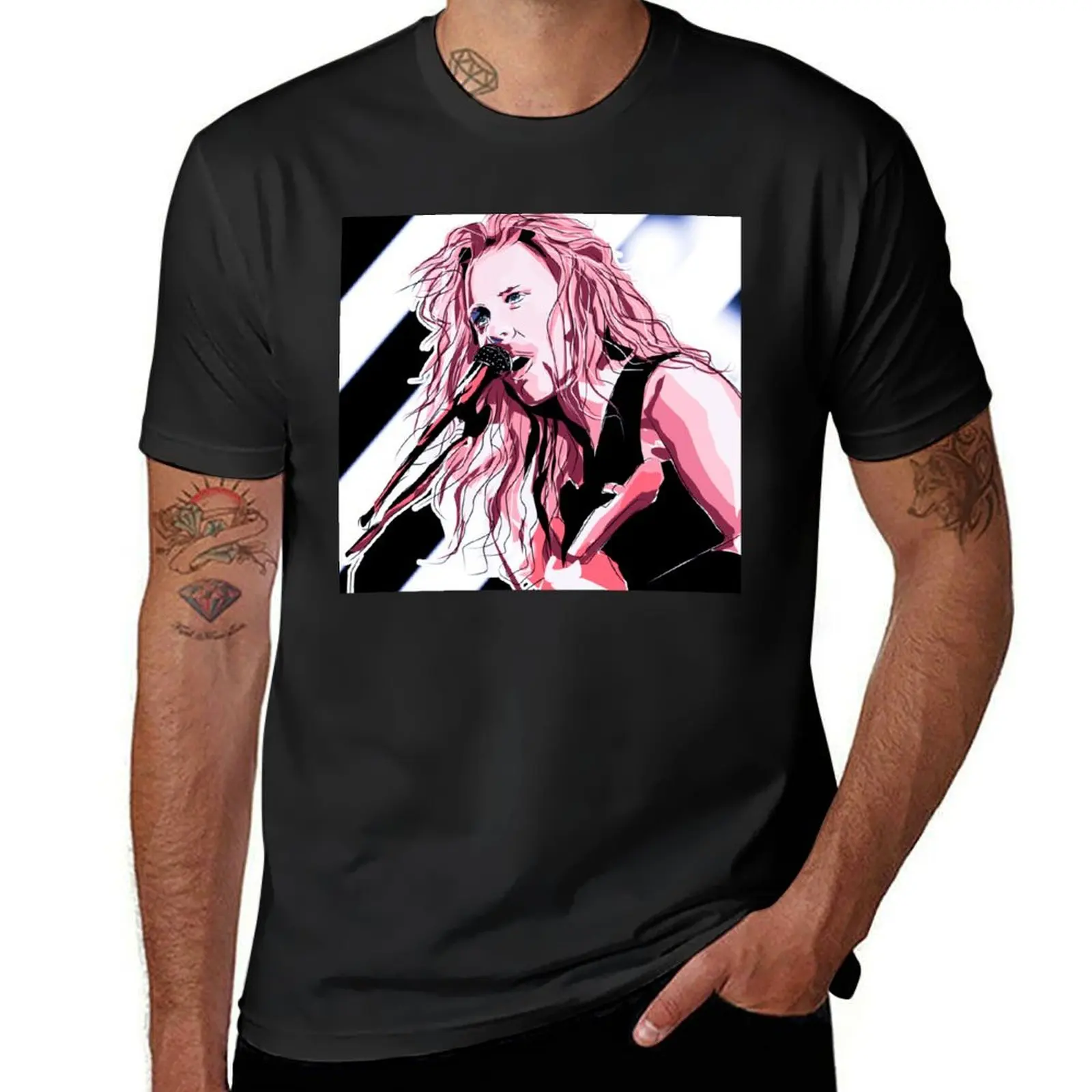 James Hetfield T-Shirt summer clothes Aesthetic clothing mens graphic t-shirts big and tall