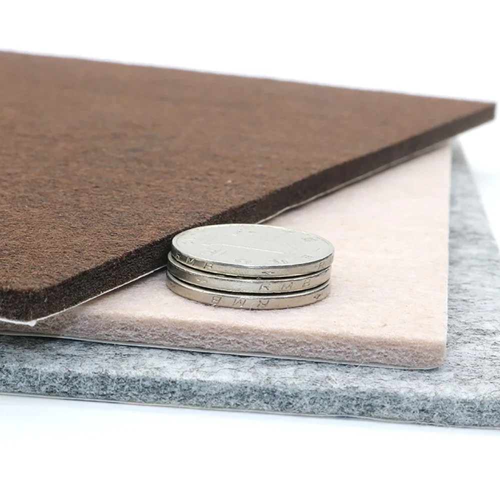 21*30CM Felt Foot Pad Floor Sticker Trimmable Silent Anti Slip Table Chair Pad Thickening Wear-Resistant Protective Pad