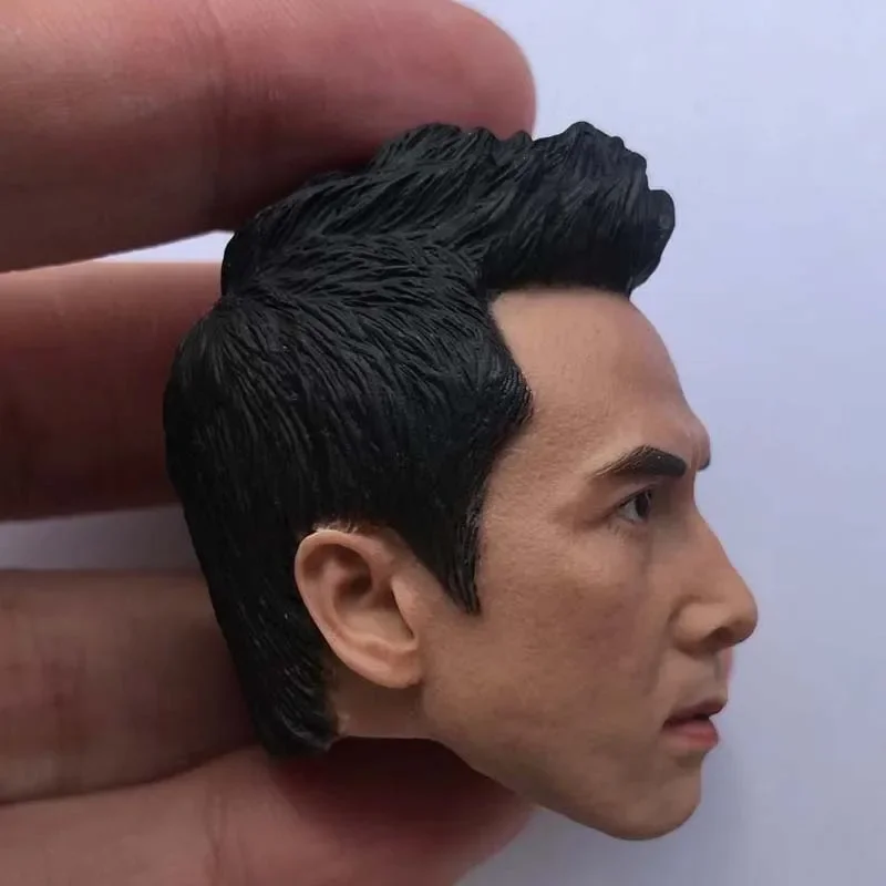 1/6 Scale Young Donnie Yen Head Sculpt Kill Zone Fist of Fury Head Carving Model for 12in Action Figure Phicen Tbleague Toy