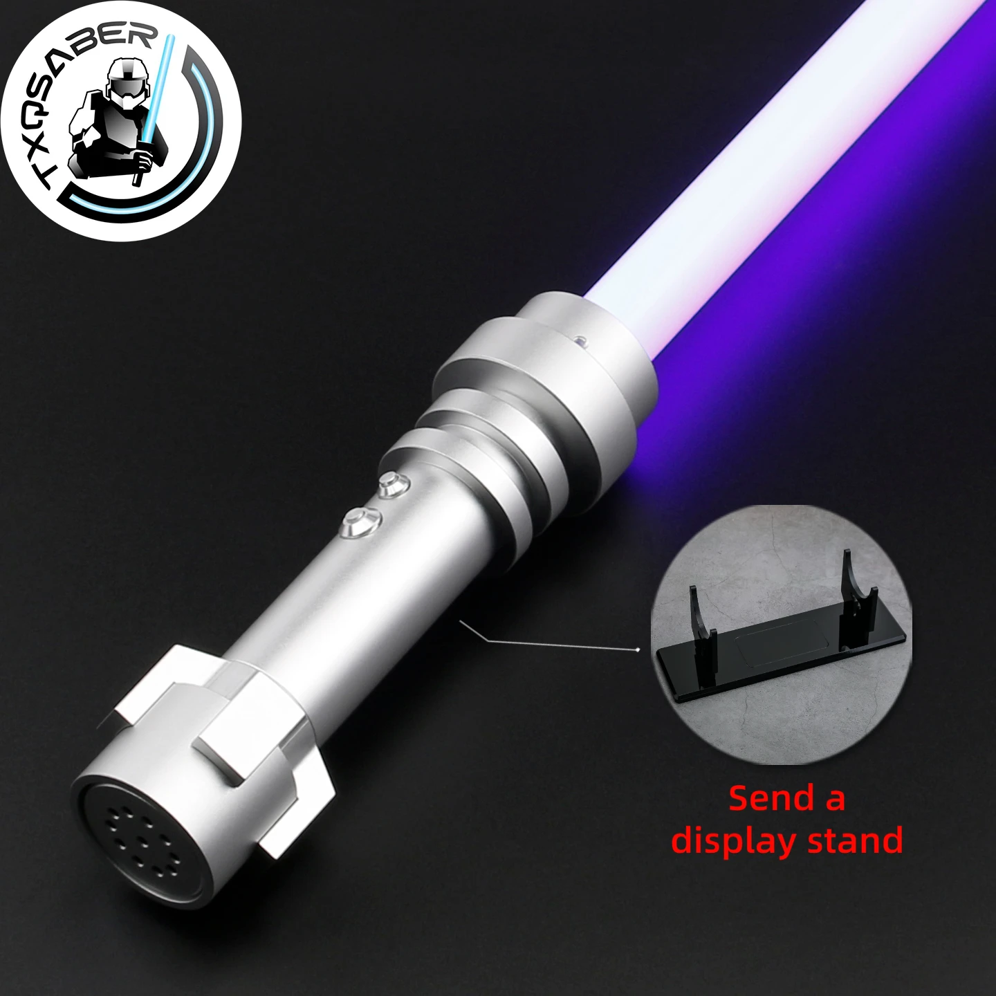 

TXQSABERS Lightsaber SDRGB Pixel Light Sword Metal Hilt FOC Blaster Smooth Swing Heavy Dueling Laser Sword Adult Cosplay Toys