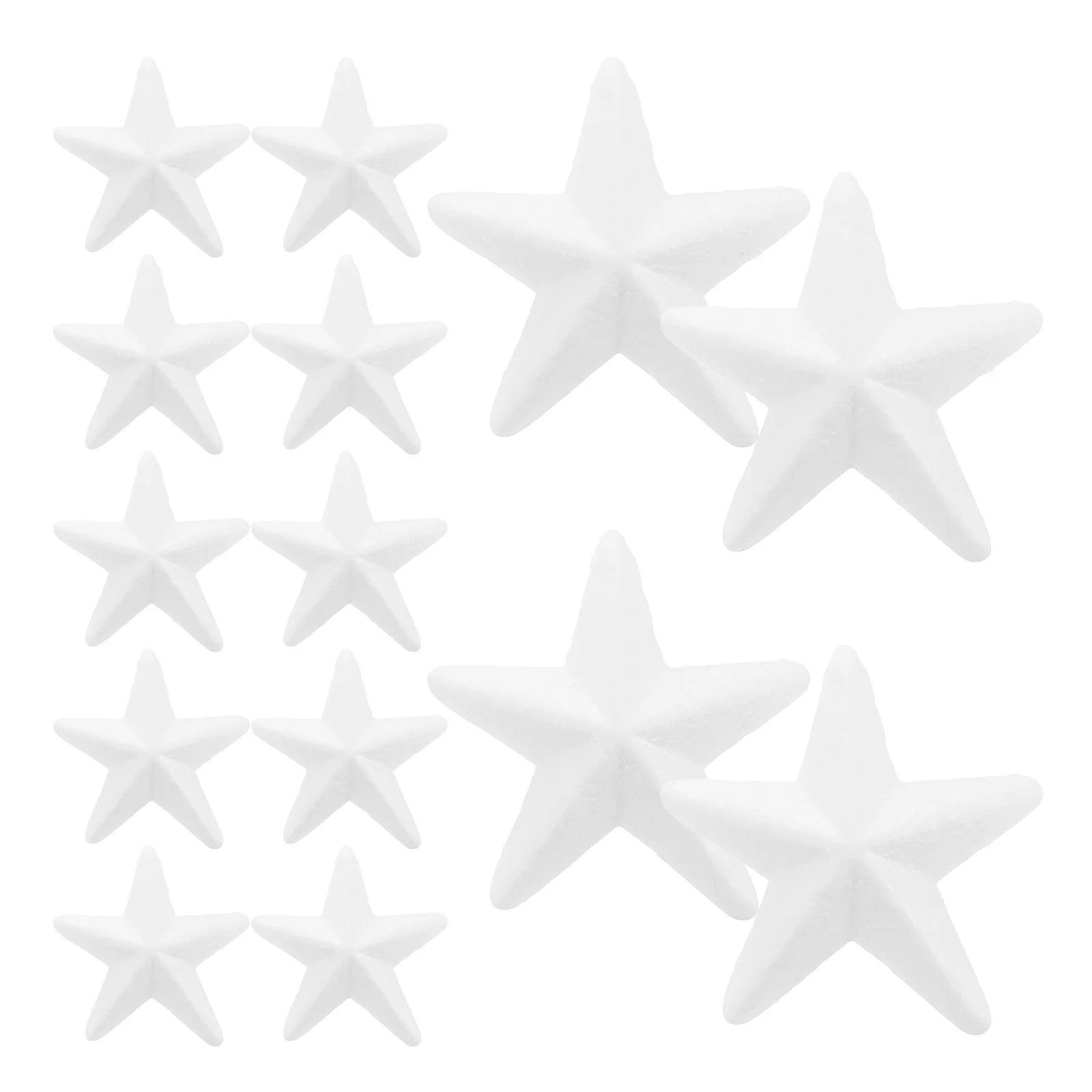 

20Pcs Foam Stars Durable Decorations Xmas Hanging Christmas Tree Ornaments Holiday Party Decor Craft Supplies for DIY