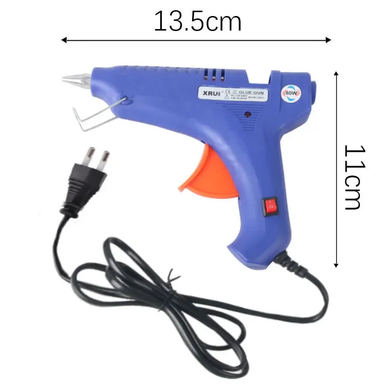 

20W Glue Gun Mini Hot Melt Glue Gun Electric Heat Temperature Gun Repair Tool Set With Transparent Glue Stick Power Tool