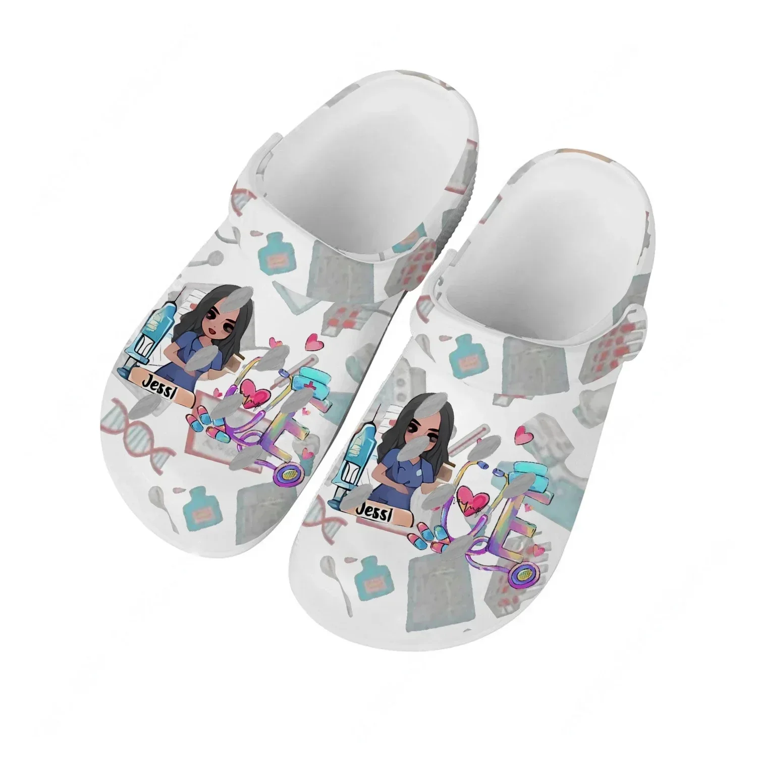 Nurse Water Shoes Mens Womens Comfortable Fashion Home Garden Clogs Customizd Sandals Beach Breathable Hole Slippers