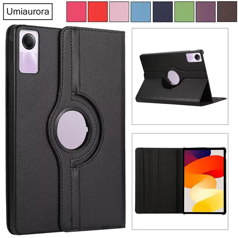 

For Lenovo Idea Tab 11" M11 Xiaoxin Pad 11 inch 2025 TB336FU TB336ZU TB335FC TB330FU PU Leather Tablet Case Rotating Stand Funda