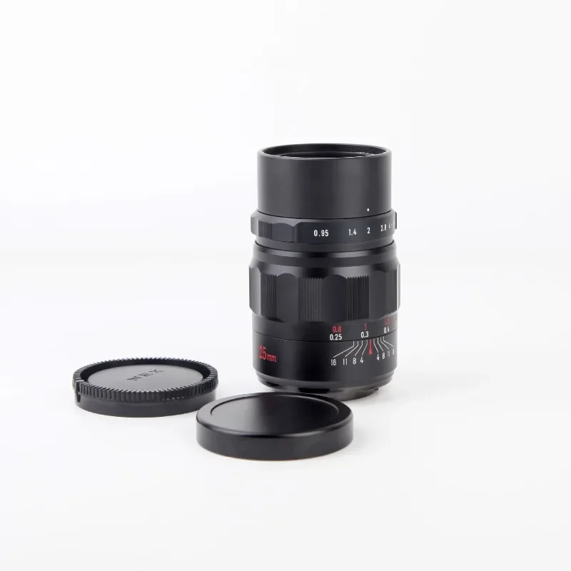 25Mm F0.95 Micro Single Macro Lens Micro Single Lens, Large Aperture Fixed Focus Humanities Lens
