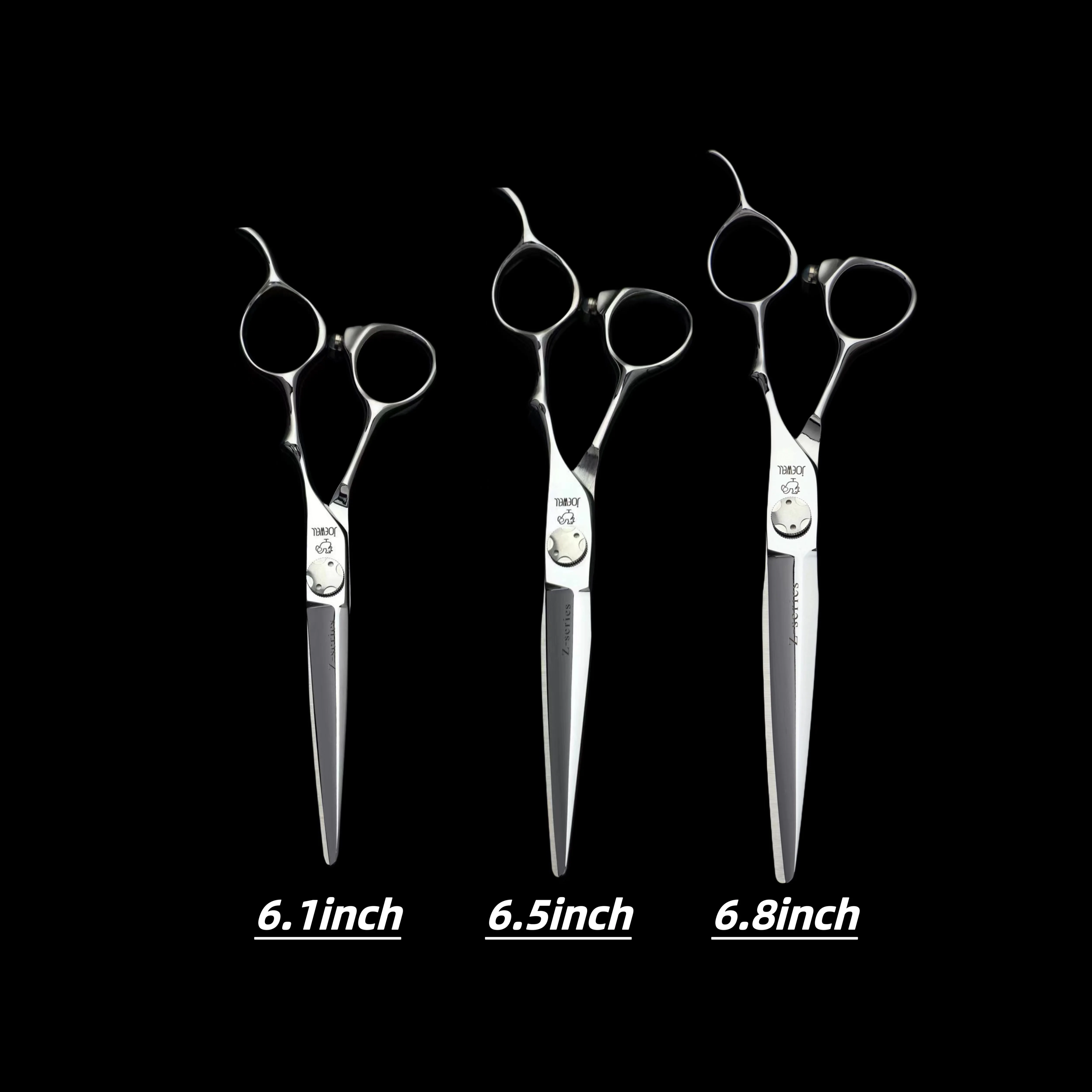 

JOEWEL hair scissors,6.1 6.5 6.8inch Thinning scissors Professional 440C steel Salon hairdressing tools