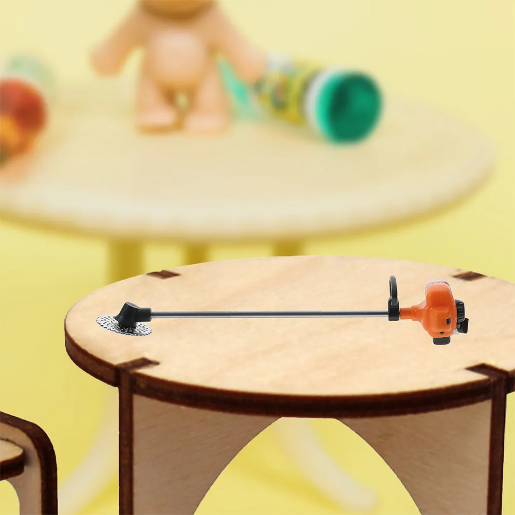 

Набор из 2 миниатюрных газонокосилок из ПВХ для миниатюрного дома, аксессуары для украшения сада, декор для дома