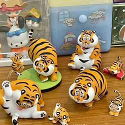 Original Anime I Am Not Fat Tiger Panghu With Baby 2 Series Blind Box Figure Doll Trendy Play Kawaii Model Birthday Gift Toys