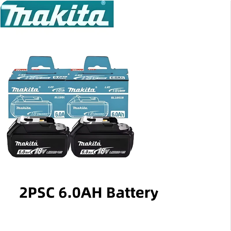 

Makita 18V battery, high-energy battery replaceable Makita BL1850B BL1860B, 3A charger rechargeable lithium-ion battery genuine