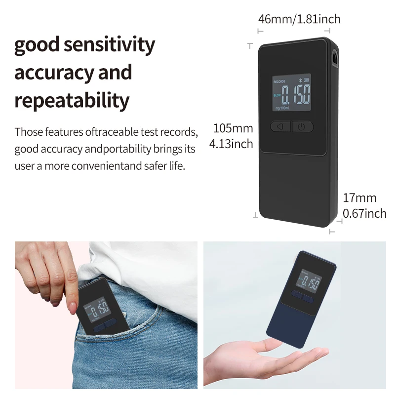 New Design alcohol breathalyzer digital alcohol tester fuel cell alcohol tester