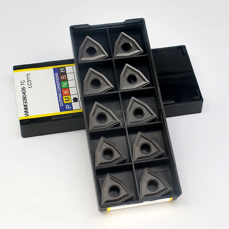 Original Turning Tool Carbide Insert WNMG080408-TC LC3115 Metal Lathe Machining for Cast Iron Cutting Tools