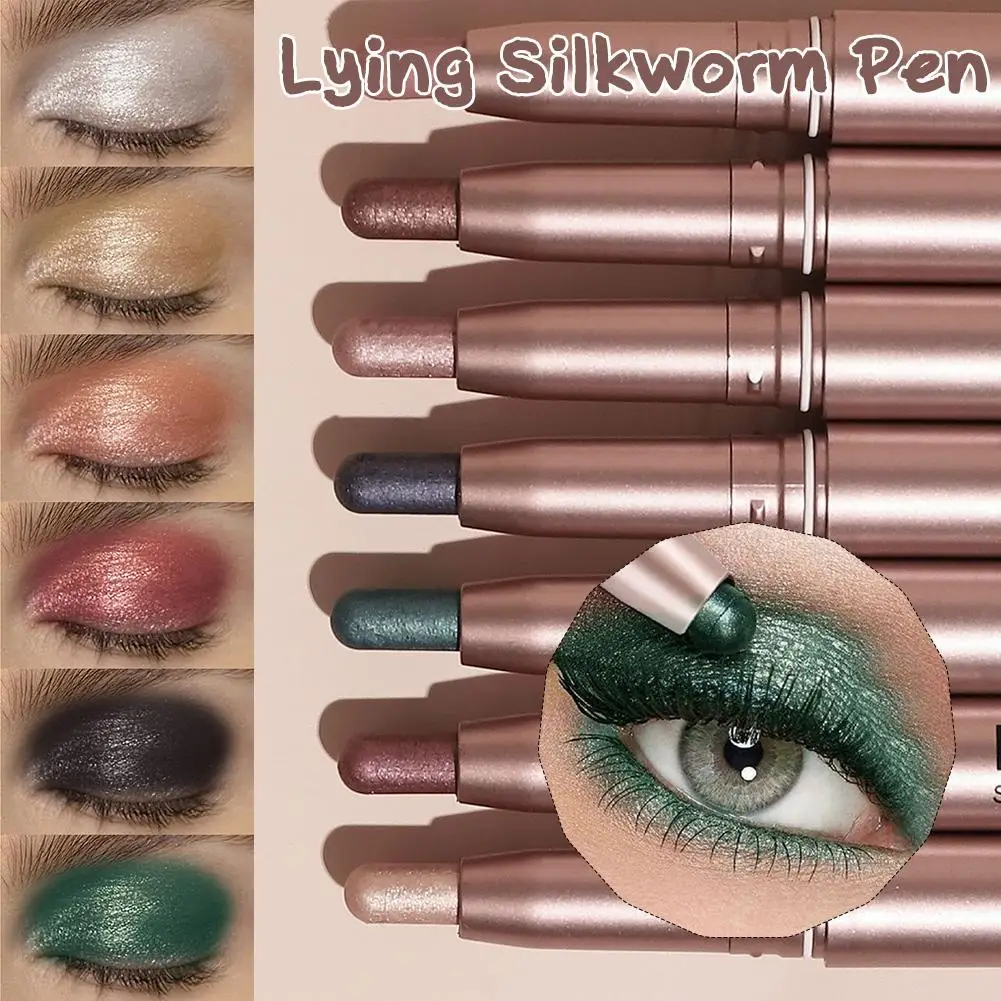 12 Kleur Dubbele Kop Glitter Oogschaduw Stick Matte Nieuw Oog Populaire Hot Eye Verkoop Schaduw Waterdicht B3u4