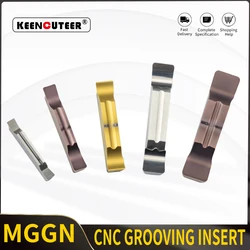 10PCS MGGN Carbide Grooving Insert MGGN150/200/250/300/400/500/600-LH CNC Lathe Aluminum With Stainless Steel Iron Parts Durable