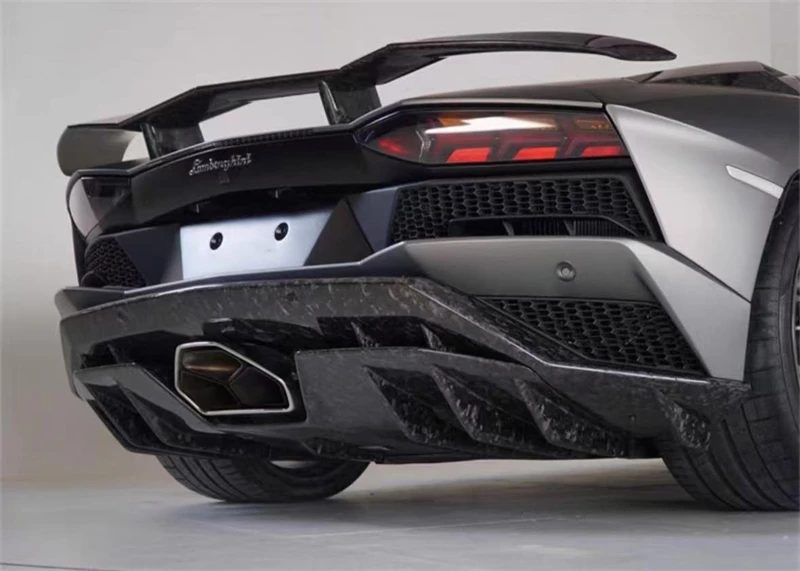 For Lamborghini Aventador lp700 720 Real Dry Carbon Fiber Tail Wing Spoiler Kit