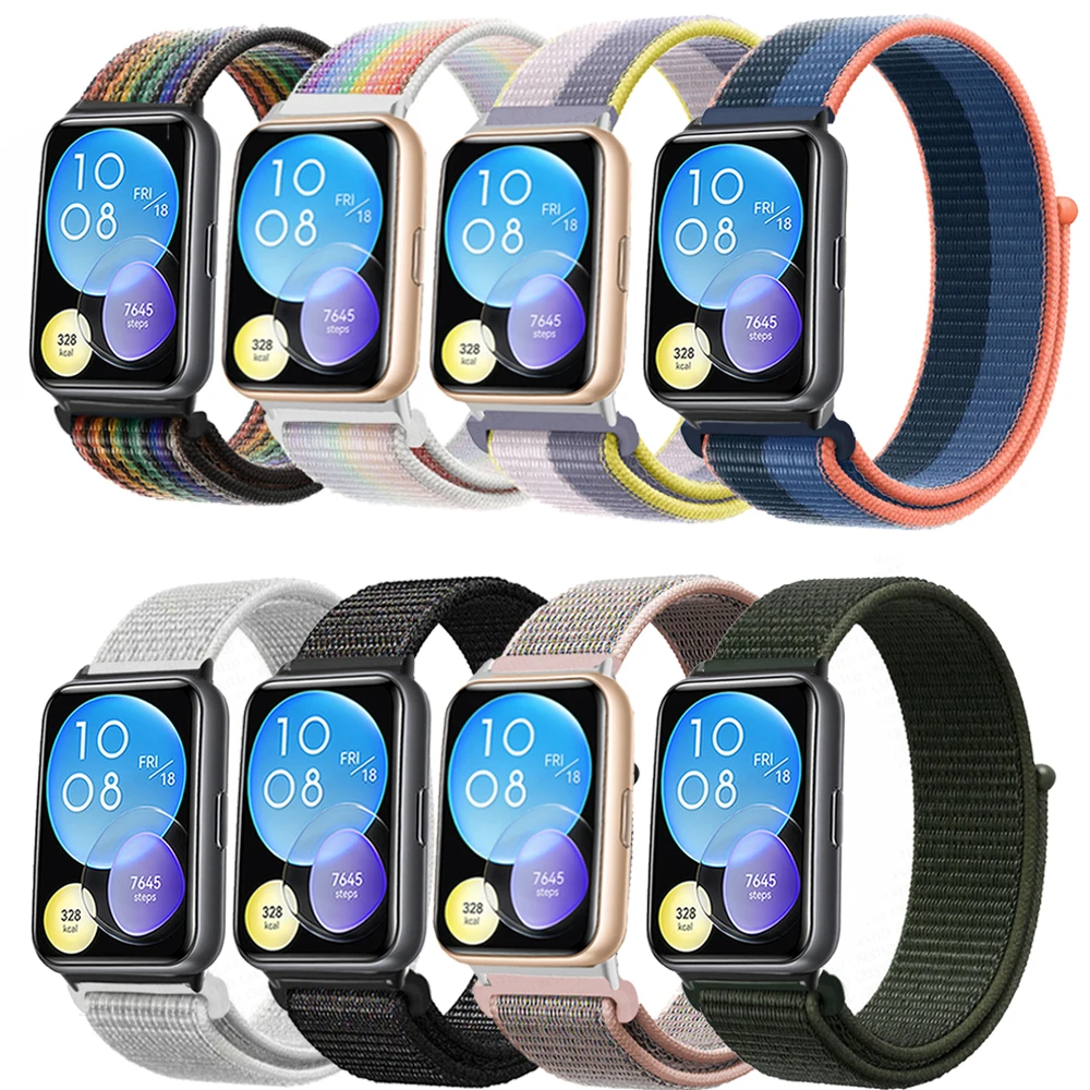 Band For Huawei Watch Fit 2 Strap Smartwatch Accessories Replacement Nylon Wristband Bracelet Correa Huawei Watch fit2 strap