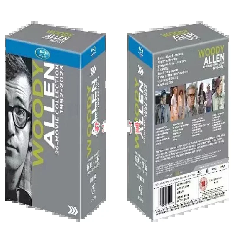 BD Blu-ray Disc Woody Allen 1992-2023 Film Collection High Definition 26 Disc Set