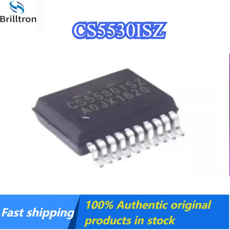 2-10PCS CS5530-ISZ 24-bit SSOP-20 with Ultra-Low Noise Amplifier Brand New Original in Stock, Fast Shipping.