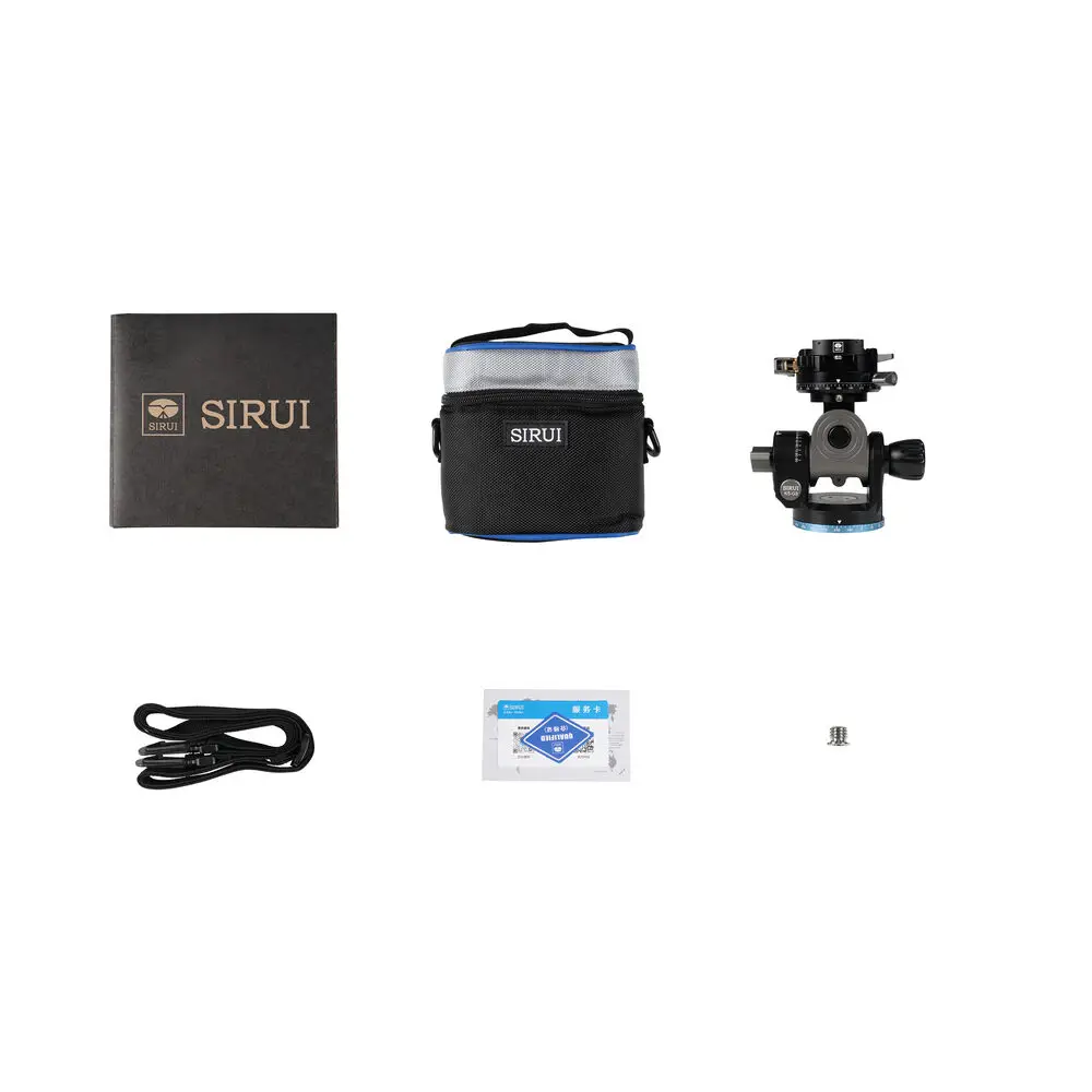 Sirui KS-G3 Geared Tripod Head Gain precise control over camera movement with Quick Release Plate