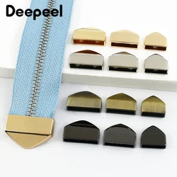 10/20Pcs 12-25mm Metal Tail Clip Buckle for Bag Zipper Lock Stopper Ends Clips Clasp Cord Locks DIY Hardware Sewing Accessories