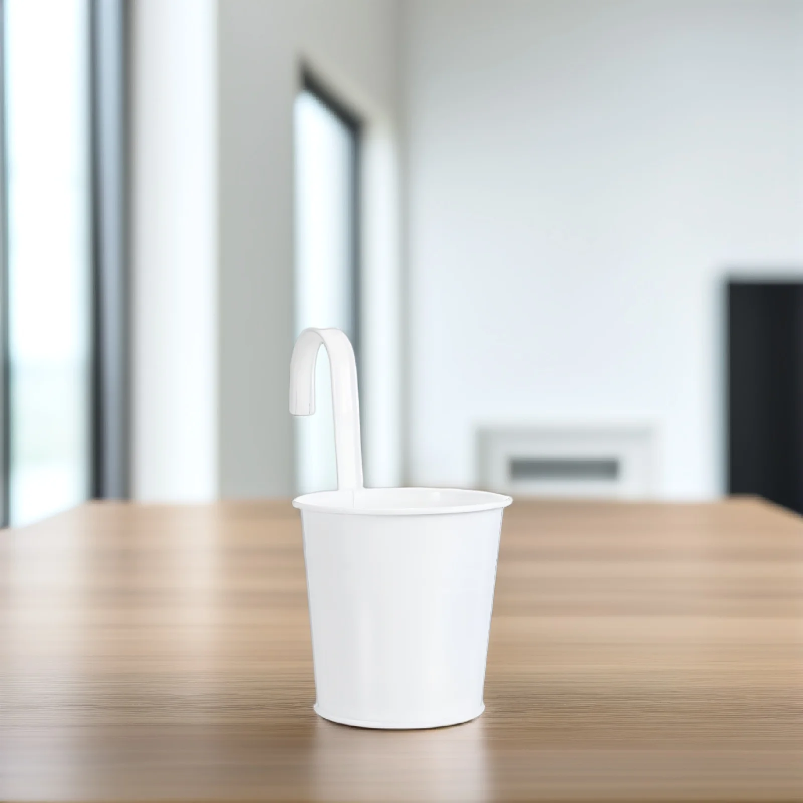 

3Pcs Iron Hanging Flower Pots Modern Design Balcony Hanging Bucket for Gardening Plant Pot Decorative Vase Storage Container