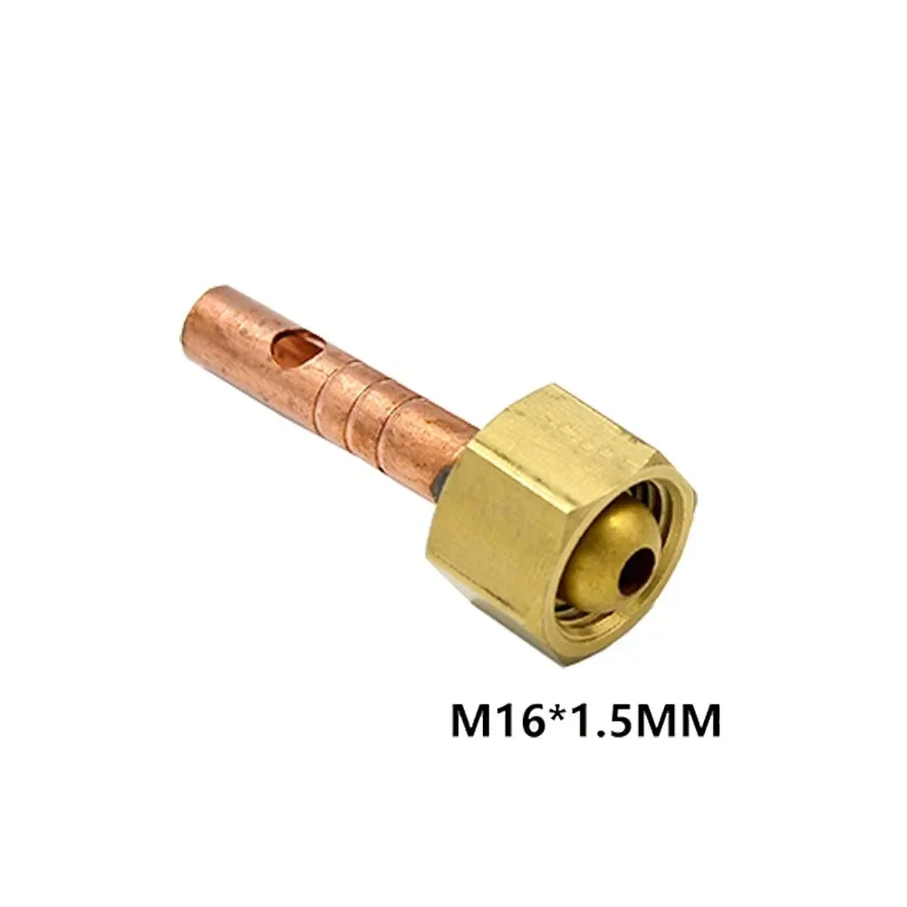 Imagem -06 - Peça Conector de Encaixe de Tocha de Soldagem Tig Frontal mm Porca de Gás M16 X1.5 mm Pinos 12v Soquete de ar Fêmea Qq150 Tig150a Ferramentas de Soldagem 1