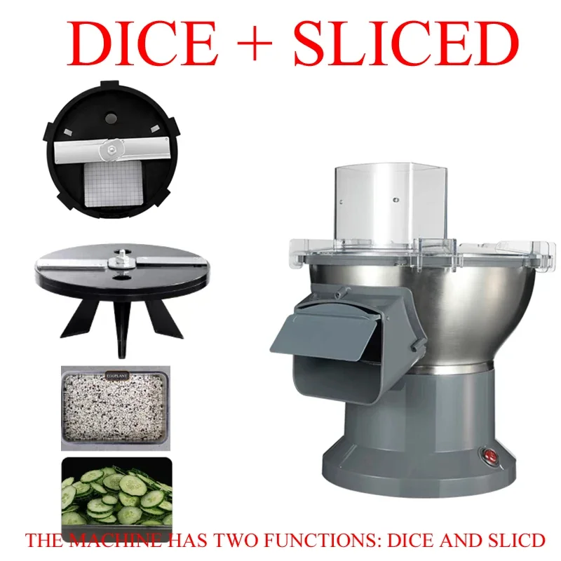 Kleine groentesnijmachine voor mango, drakenvrucht, citroen, tomaat, champignons; snijmachine voor groenten, schaafmachine, blokjes snijder.