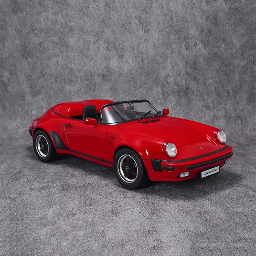 Schuco 1:12 911 Speedster rouge Convertible voiture de sport Simulation alliage moulé sous pression modèle de voiture