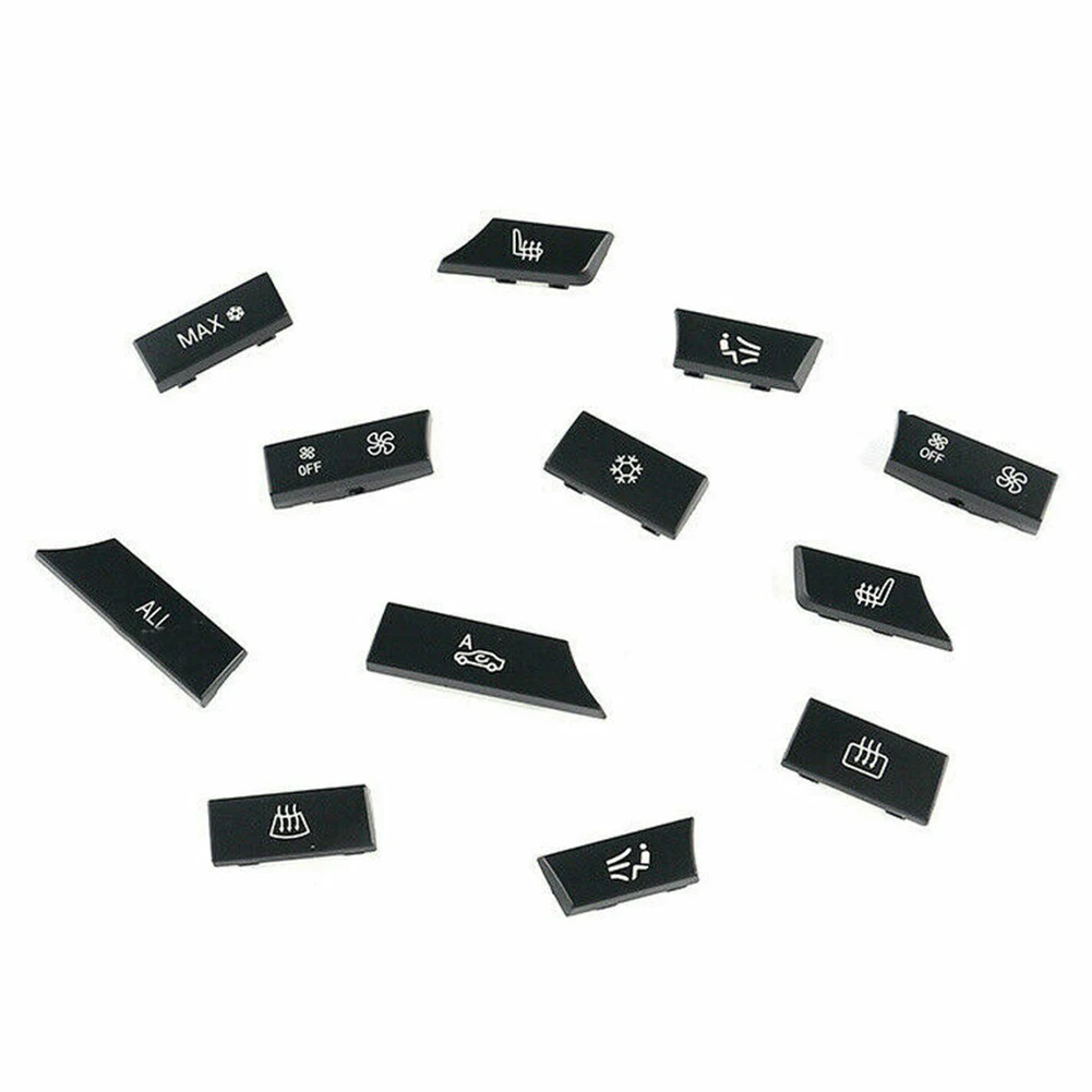 Stylish Black Key Cap Repair Kit For For For For BMW Sedan F10 520d 520i 523i 525d 528i 528iX 530i 530d 535d 535i 550i 550iX M5