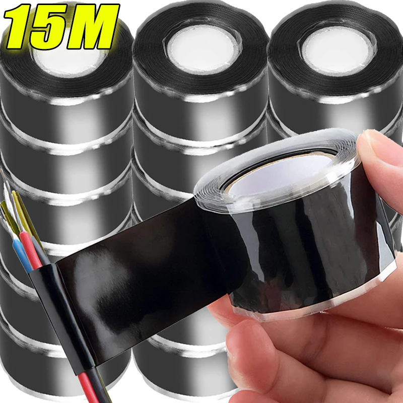 방수 실리콘 수리 테이프 강력한 중지 누출 인감 수리 테이프 배관 전기 파이프 수리 절연 자체 접착 테이프