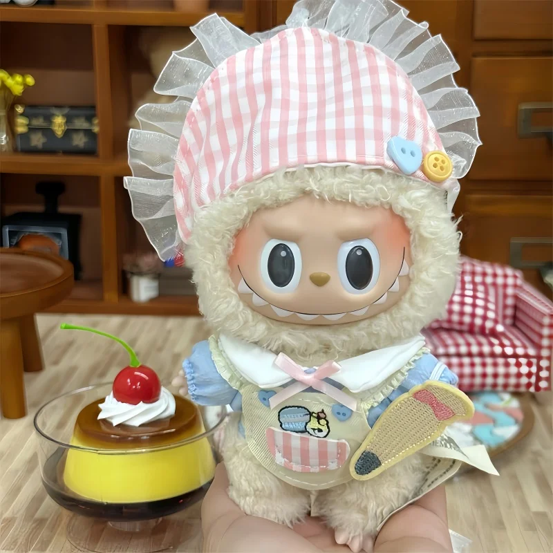 Vêtements de poupée Labubu à haute énergie, robe d'infirmière calme 17cm V1 V2 V3, accessoires Labubu, sans poupée, en Stock, nouvel arrivage 2025